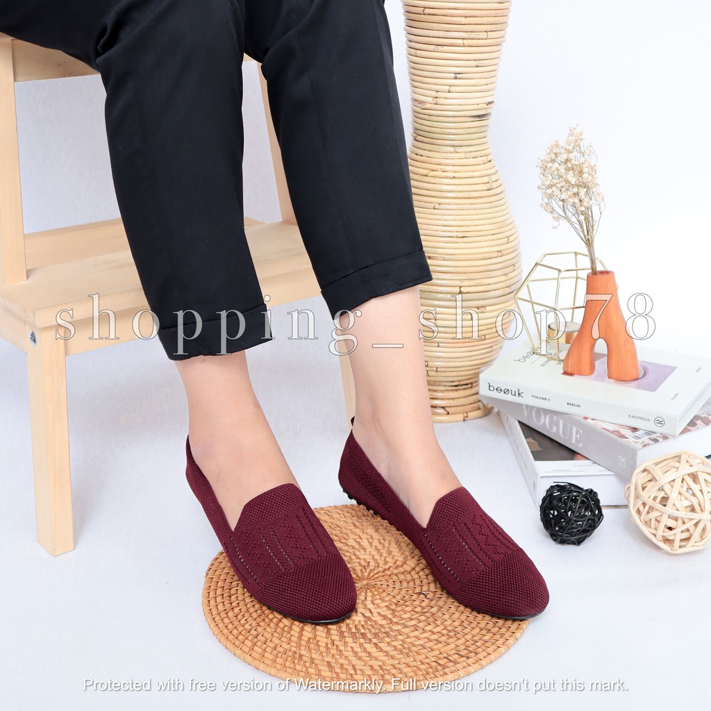 Sepatu Wanita Flatshoes Rajut Gratica PS 10