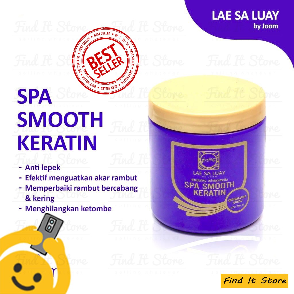 SPA SMOOTH KERATIN &amp; SHAMPOO by LAE SA LUAY 250ML- Original Hair Spa Smooth Keratin/Masker/Creambath/Treatment