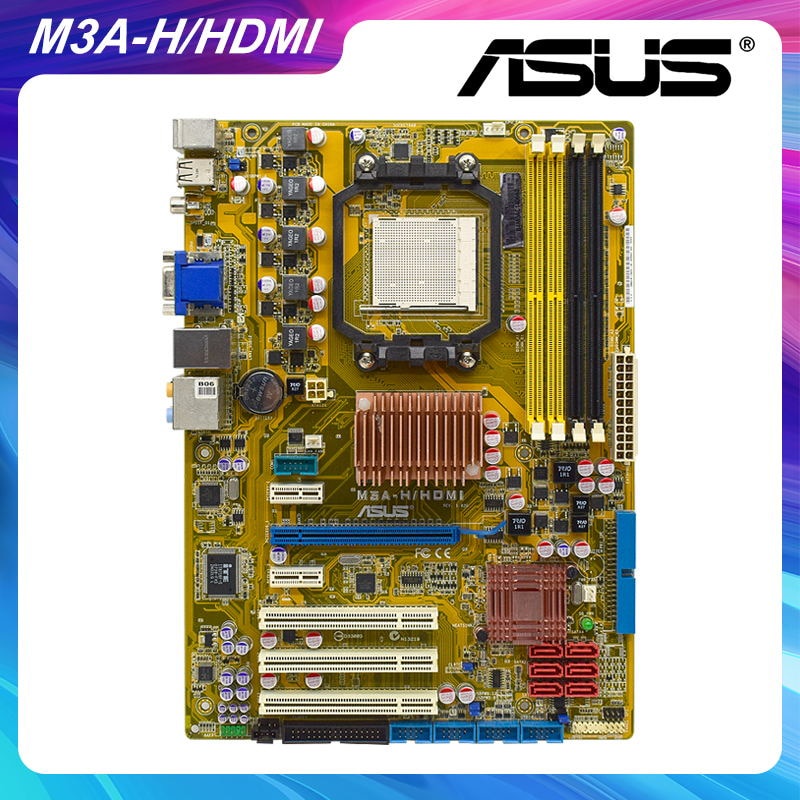 PREORDER ASUS M3A-H/HDMI Socket AM2+ AMD 780G Original Desktop PC Motherboard DDR2 Phenom FX/Athlon6