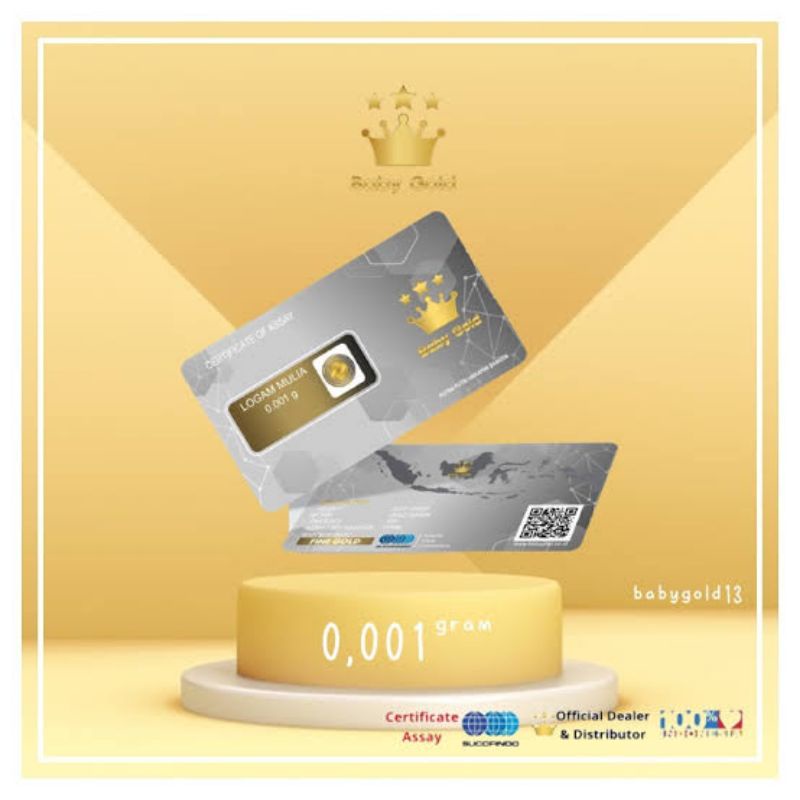 Logam Mulia 0,001 gr