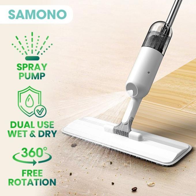 TERBARU SAMONO ALAT PEL LANTAI SEMPROT CLEAR MOP MULTIPURPOSE SPRAY MOP