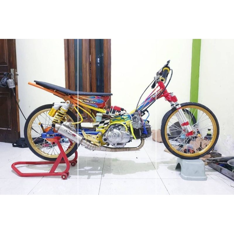 Knalpot Jupiter 200cc sleep engine ABRT20