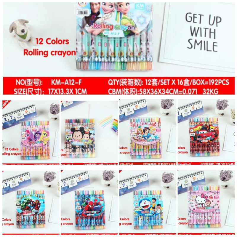 

Crayon Putar Character Disney Panjang/ U: 17 X 13,3 X 1 CM