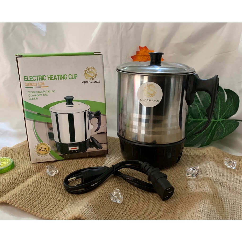 Electric Heating Cup 12cm  - Mug listrik Gelas Masak - Teko Elektrik - Mug 12cm - Pemanas Air Listrik