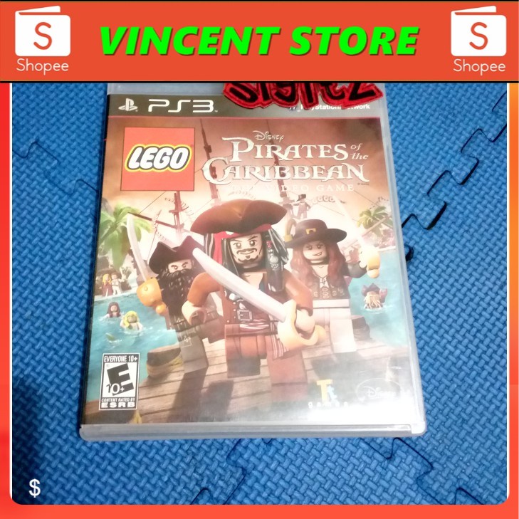 PRODUK ORIGINAL bd PS3 kaset game LEGO PIRATES of the CARIBBEAN