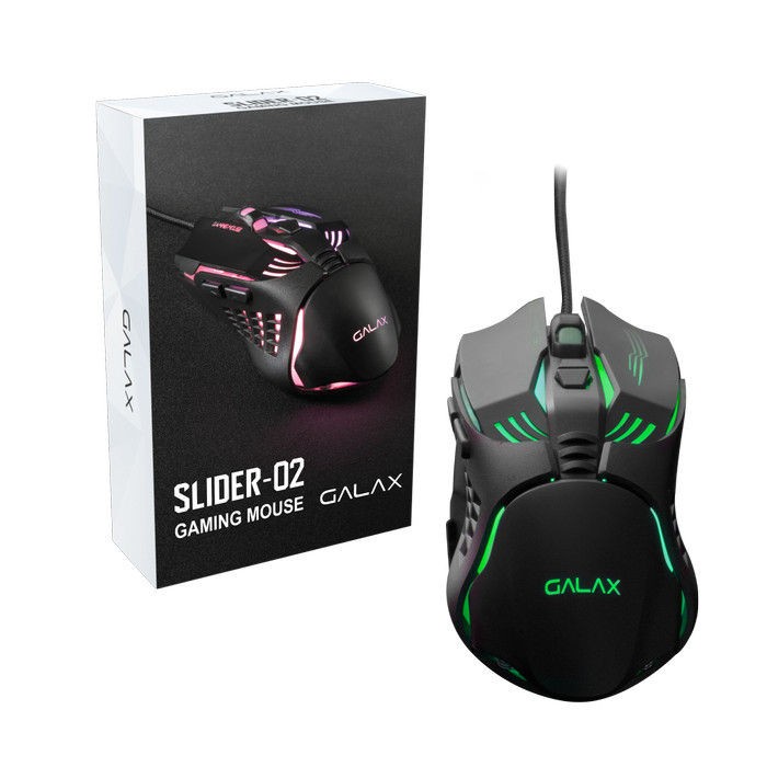 GALAX SLIDER-02 Lighting Effect Wired - 3200DPI - Gaming Mouse