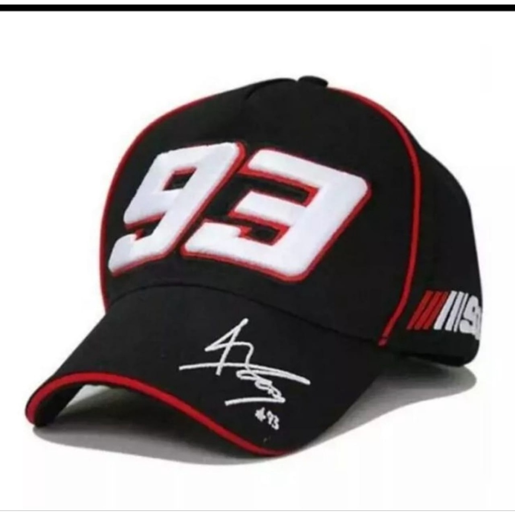 TOPI Moto GP 93 Marc Marquez / Topi Moto GP / Topi Balap 93 / Topi Distro / Topi Baseball ORIGINAL M