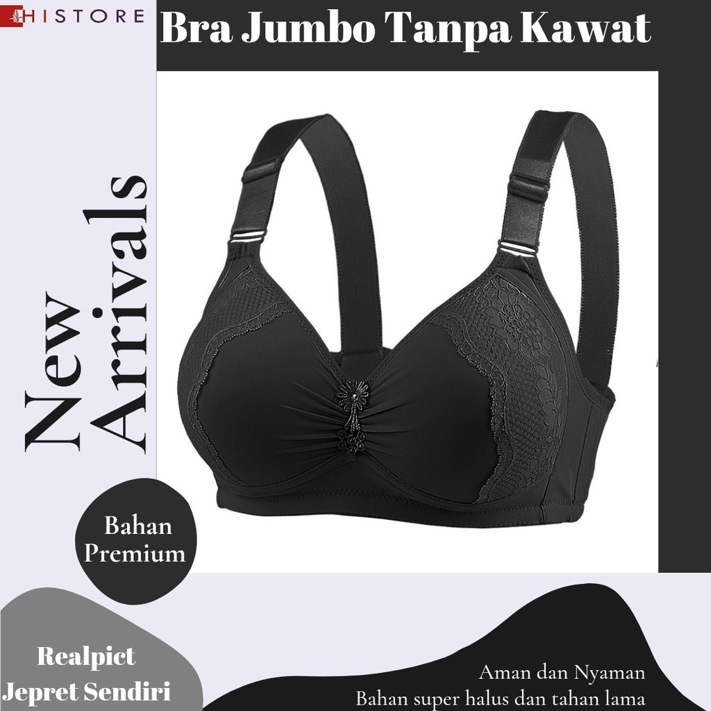 [HI]Bra BH JUMBO Fashion Cup C Wanita Bra wanita Premium BH Busa Tipis Tanpa Kawat Sangat Nyaman D02