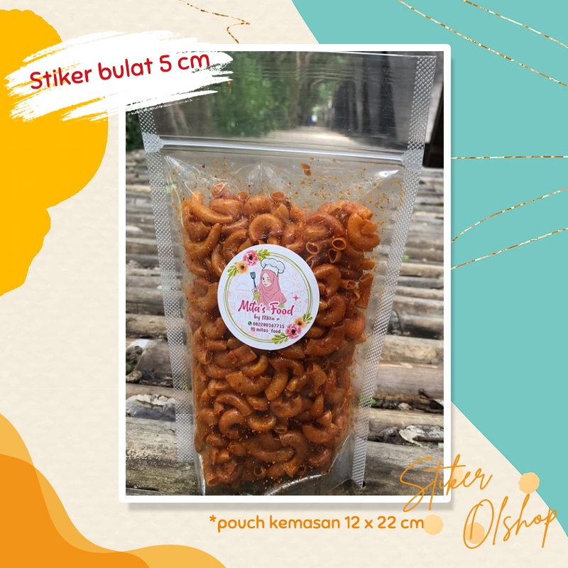 

(SO) Stiker Olshop Label Cafe Resto Katering Toples Bulat 5 cm Termurah 1000 pcs cuma 170 rupiah