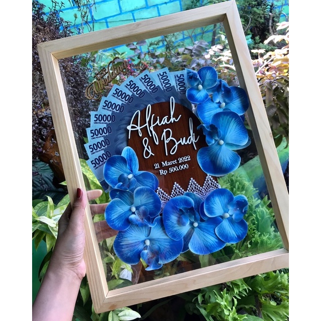 Mahar Anggrek Transparan/ mahar pernikahan/ mahar uang