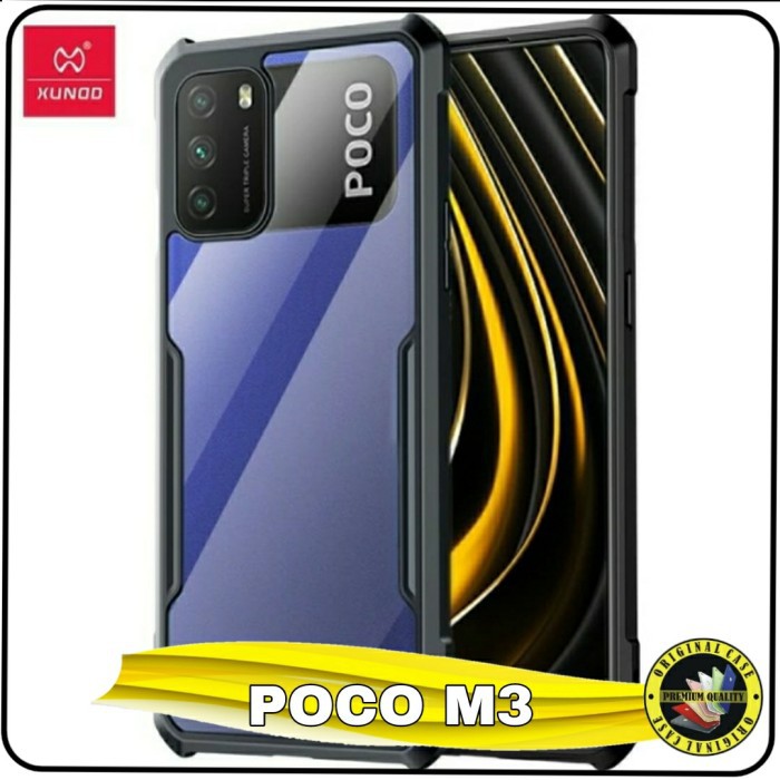 Casing Xiaomi Poco M3 Hardcase Poco M 3 Xundd Soft Transparan Premium