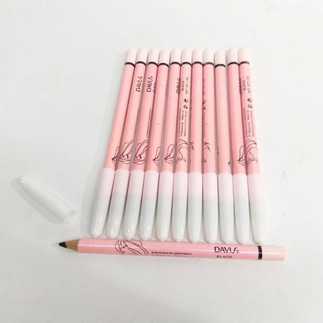 PENSIL ALIS / EYEBROW DAVIS PINK 12.PCS