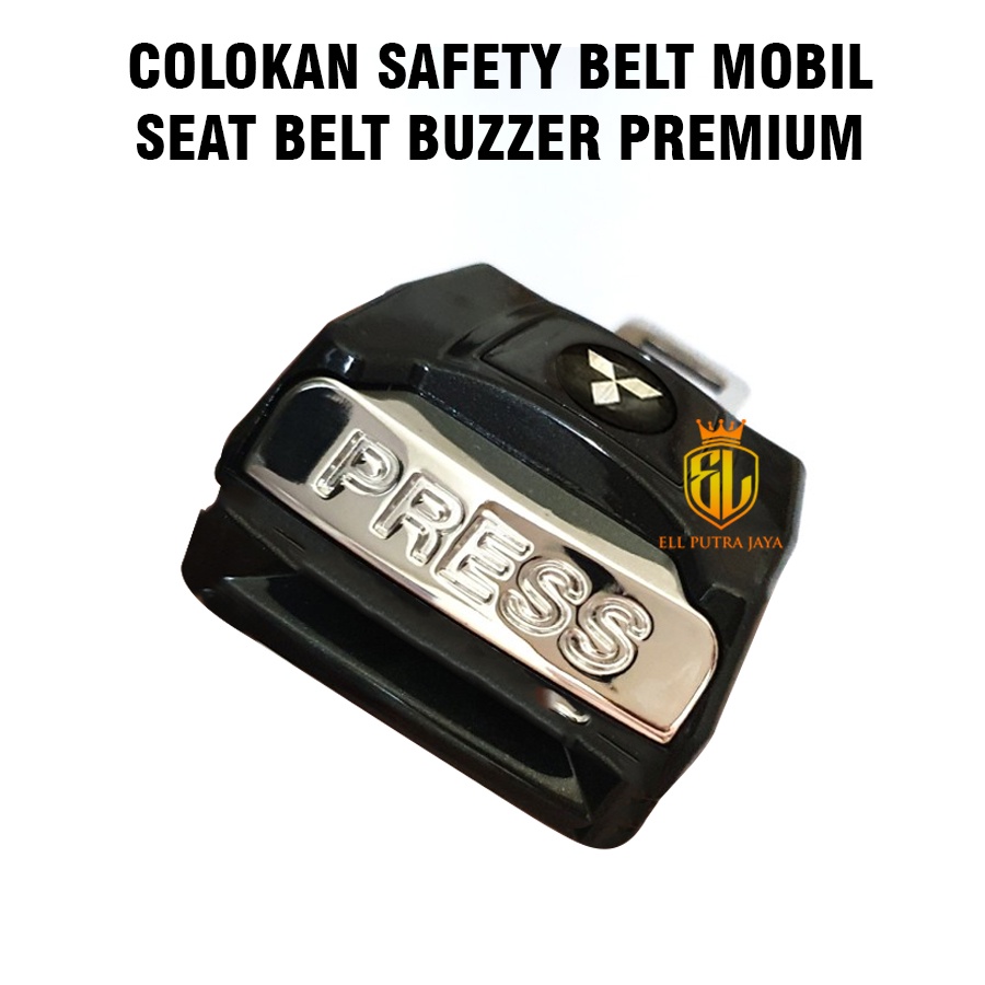 COLOKAN SAFETY BELT MOBIL / SEAT BELT BUZZER LOGO MITSUBISHI