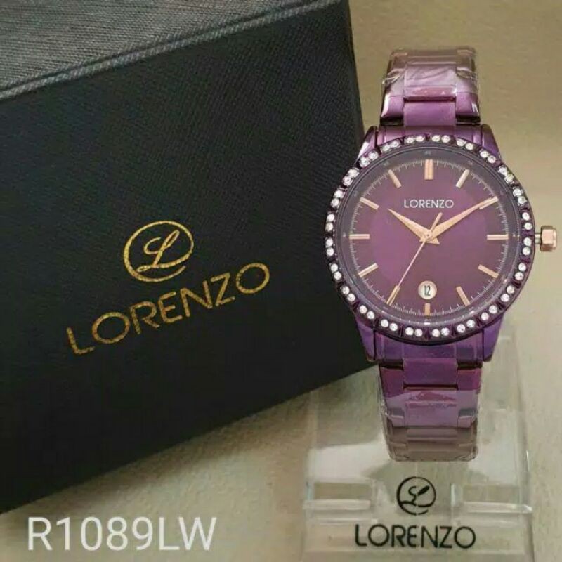 JAM TANGAN WANITA CEWEK LORENZO 1089 ORIGINAL TAHAN AIR