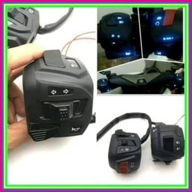 Saklar pulsar pnp nmax kiri kanan