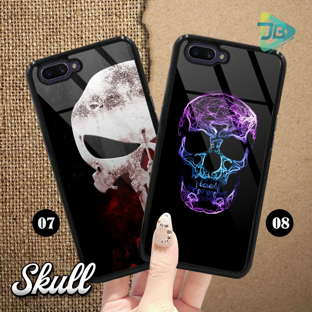 Hardcase 2D glossy SKULL XIAOMI REDMI NOTE 2 3 4 4X 5A 5 6 7 8 PRIME PRO A2 LITE 8 8 LITE 9SE JB2174