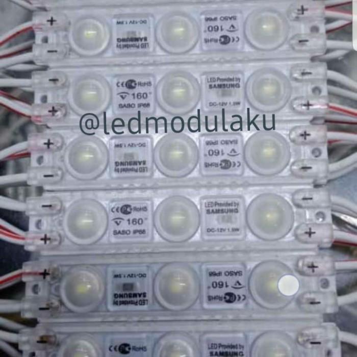 Led Modul Samsung 2835 3Led 6313 Ip68 12V -Putih (20Pcs)