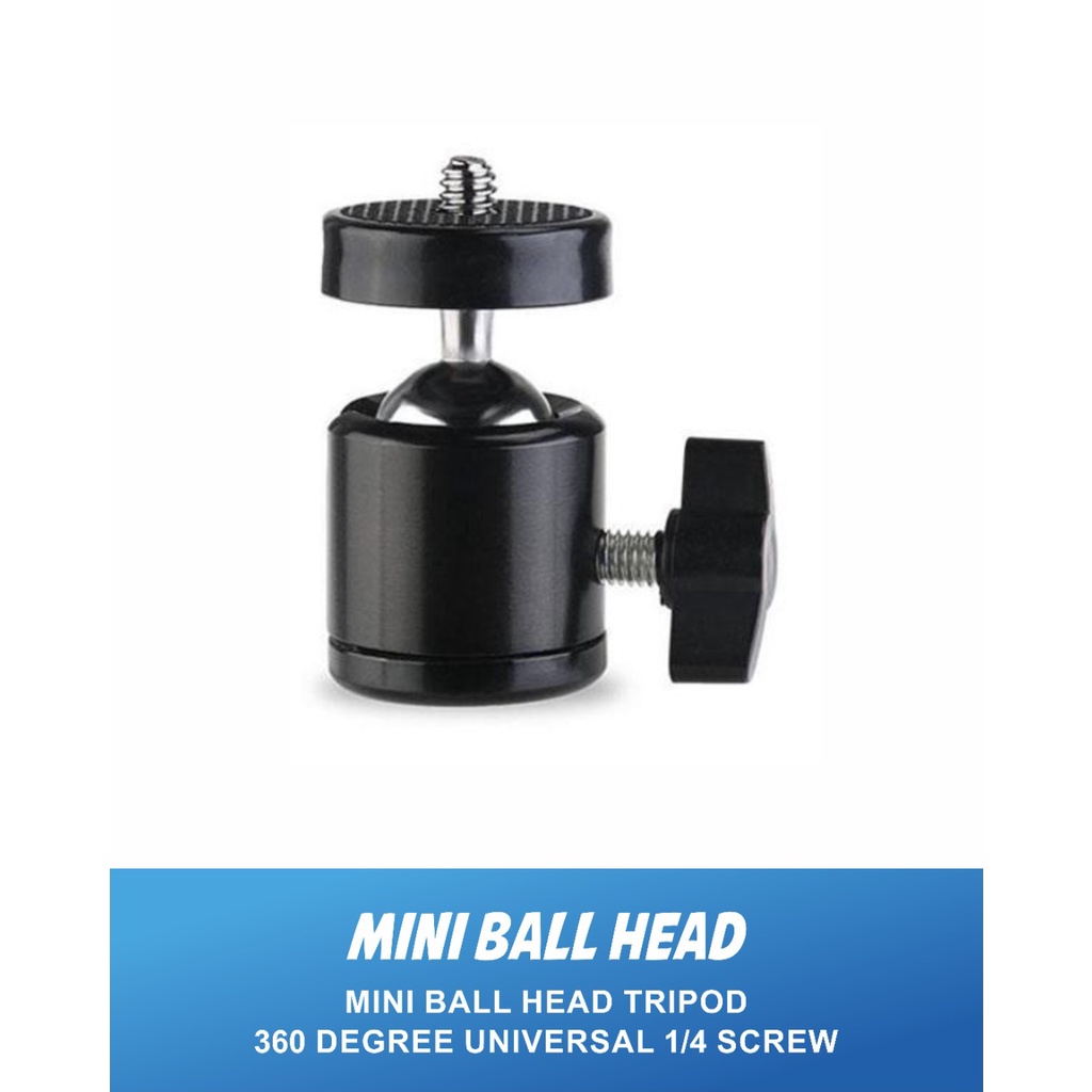 MINI BALL HEAD TRIPOD AKSESORIS KAMERA