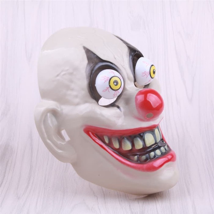 TOMC topeng mad clown badut mask masker properti hantu setan prank