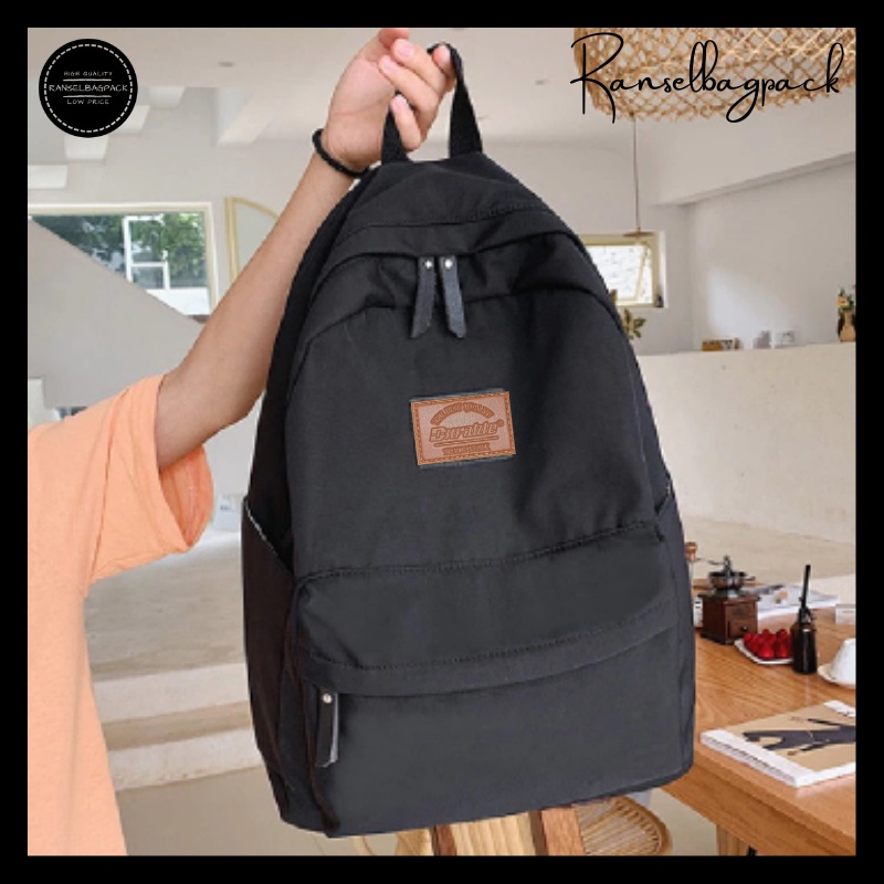 Tas Ransel Pria - Tas Sekolah Kuliah Traveling Remaja Dewasa Model Terbaru Kekinian Termurah Import Lokal Korea Stylish Original Multifungsi Backpack Punggung Bahu Unisex Perempuan Cewek Cowok