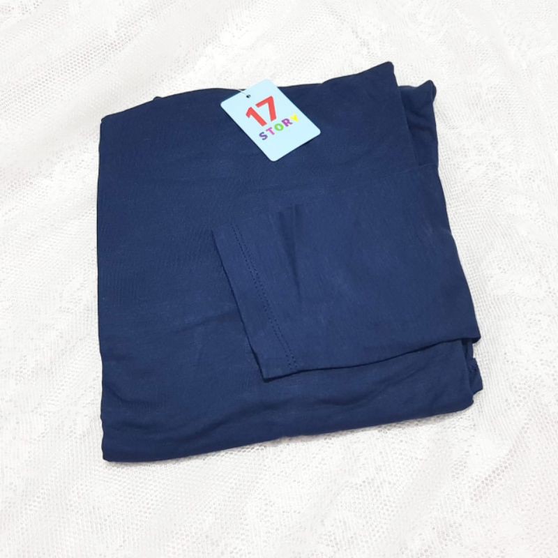 KARDIGAN WANITA POLOS  KAOS RAYON ADEM LEMBUT SIZE L XL XXL 3XL 5L JUMBO/CARDIGAN/KARDI /LUARAN CEWE/OUTER OUTWEAR WANITA-navy