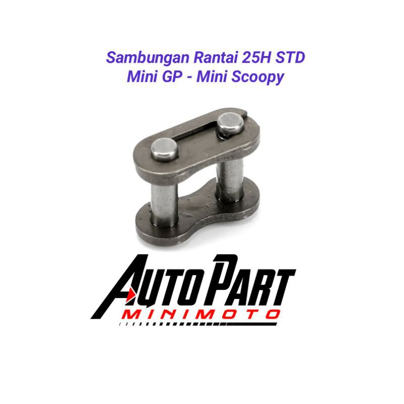 Sambungan Rantai 25H STD Mini GP - Mini Scoopy 50cc