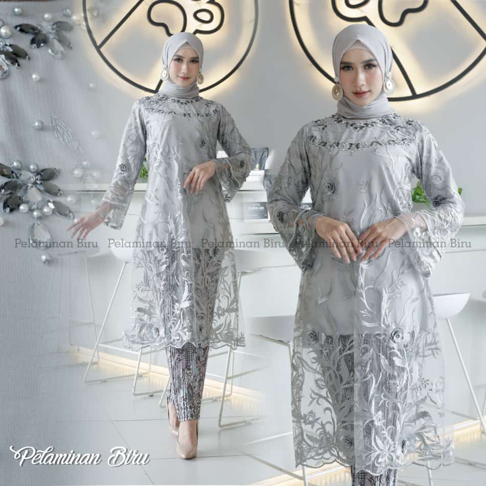 TURUN HARGA ~ SET KEBAYA TUNIK DIAMOND  MODEREN  /KEBAYA TUNANGAN LAMARAN/ BAJU WISUDA TERBARU/ BAJU