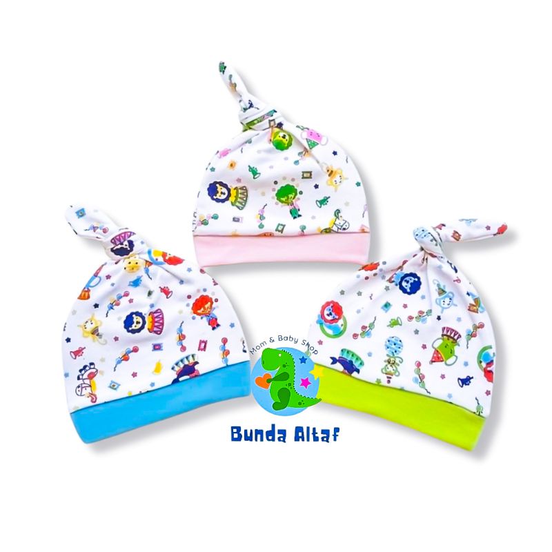 Topi Bayi Newborn Topi Telinga Bayi Murah [ Bunda Altaf ]