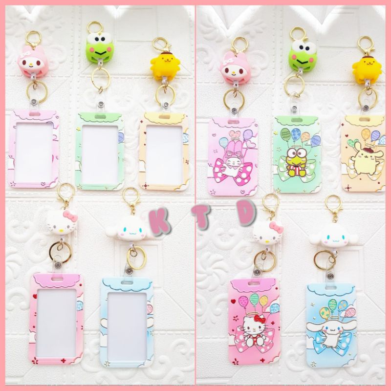 

Name Tag Tarik Hello Kitty My Melody Cinnamoroll Pompompurin Keroppi