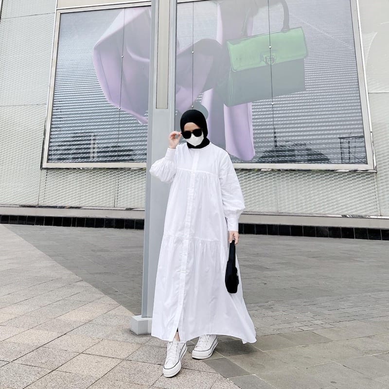 [ R_Z ]  ZIO DRESS size S M L XL GAMIS SUSUN/GAMIS BUMIL DRESS KEKINIAN