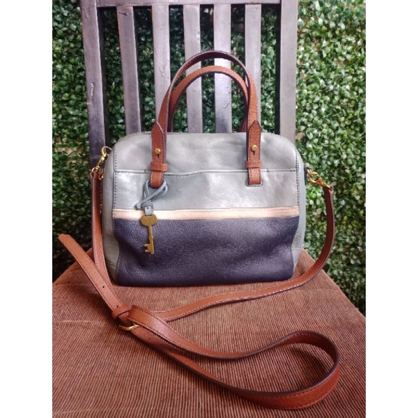 tas Fossil Rachel satchel preloved pl second fosil bekas