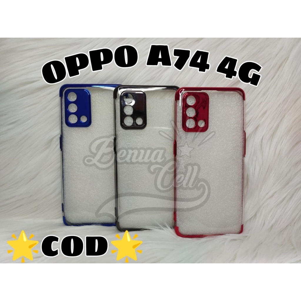 OPPO RENO 5 4G, A74 4G SOFTCASE SHINING CHROME PREMIUN RENO 5 4G OPPO A74 4G - BC