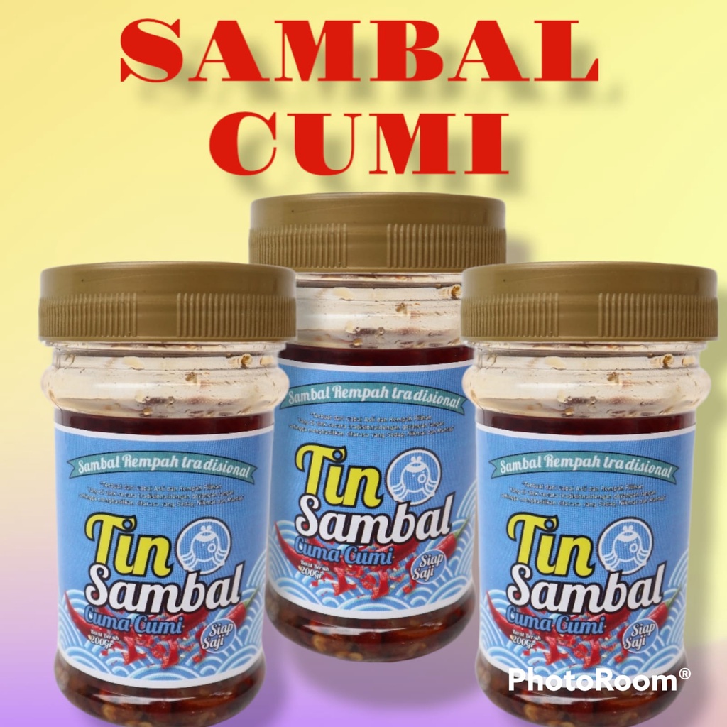 sambal baby cumi/sambel baby cumi-120g Tin Sambal