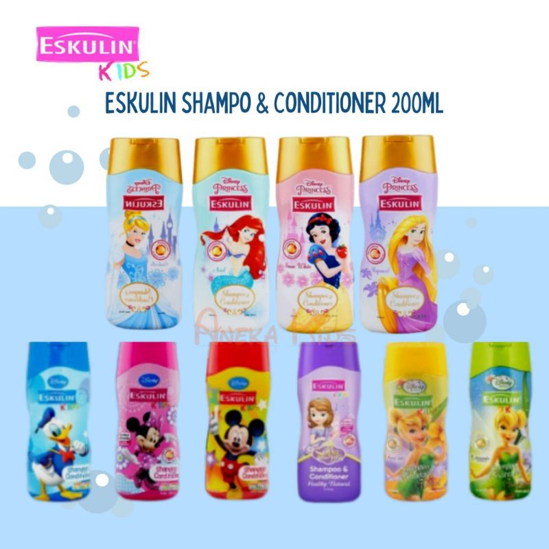 Eskulin kids shampo &amp; conditioner 200ml