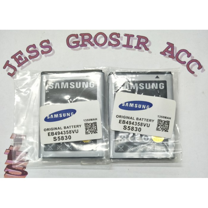 Baterai Battery Original SAMSUNG Galaxy ACE S5830 S6310 S6810 S6802 - Hitam