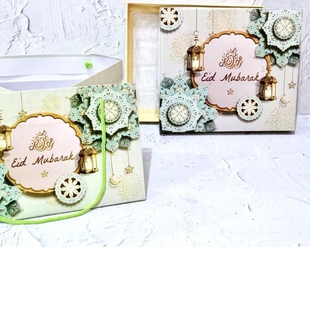 

◙ BUNDLING Box Nastar + Paper Bag Lebaran Laminasi Glossy ♜