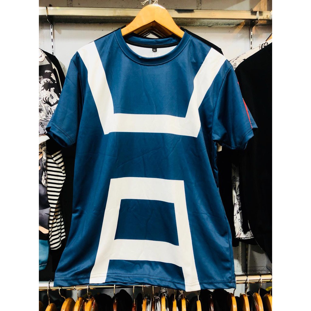 Tshirt Cosplay Boku no Hero Navy