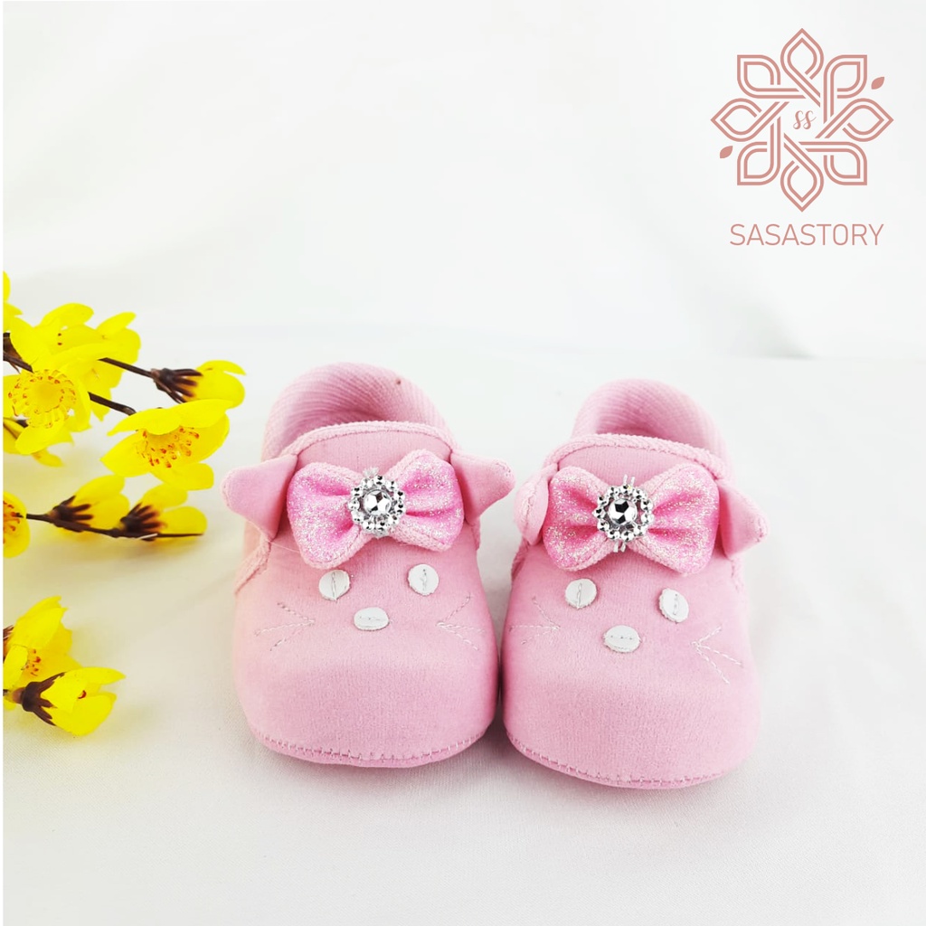 SEPATU PREWALKER BABY BAYI ANAK UNISEX KARAKTER HEWAN 0-12 BULAN FP11