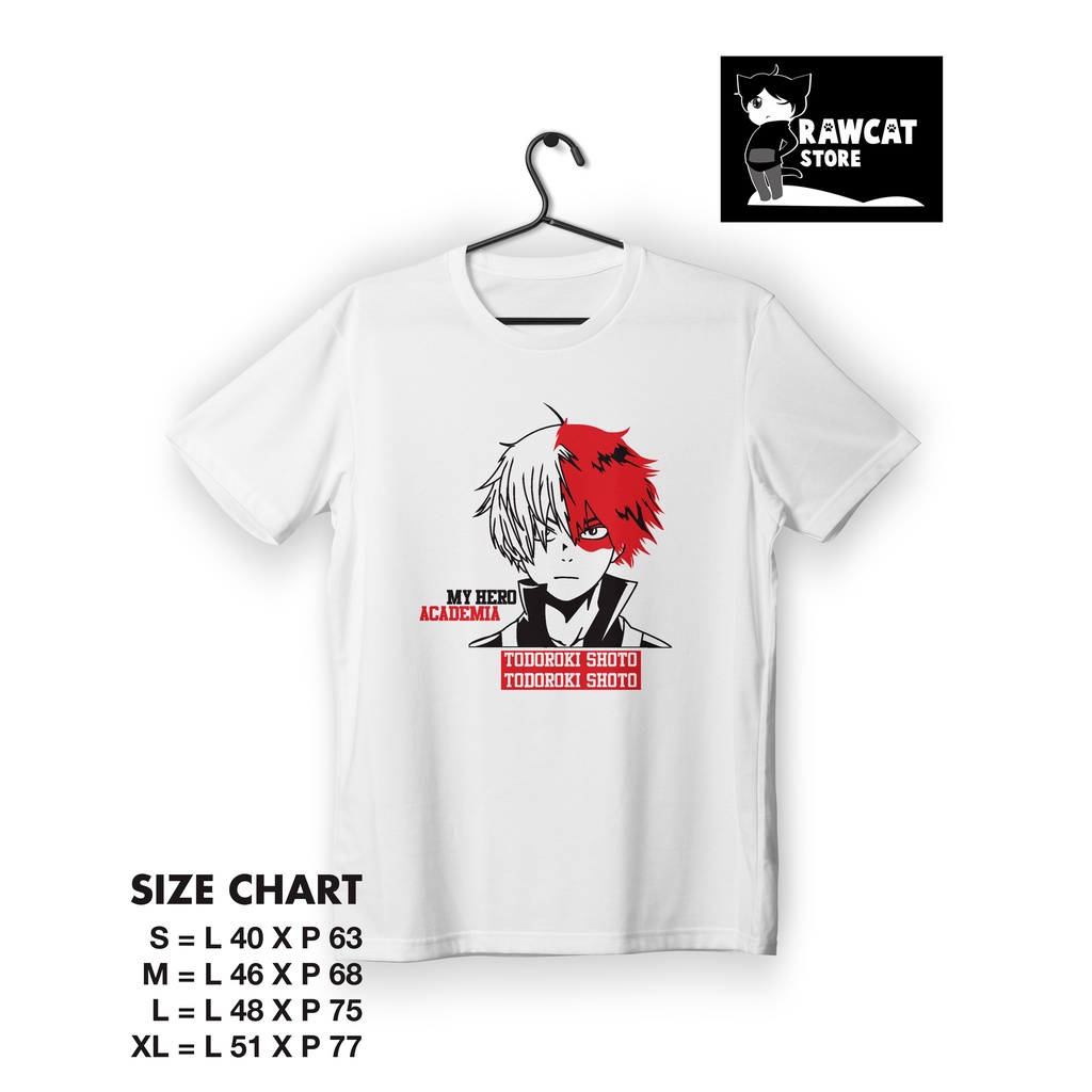 Kaos Anime My Hero Academia Todoroki Shoto keren