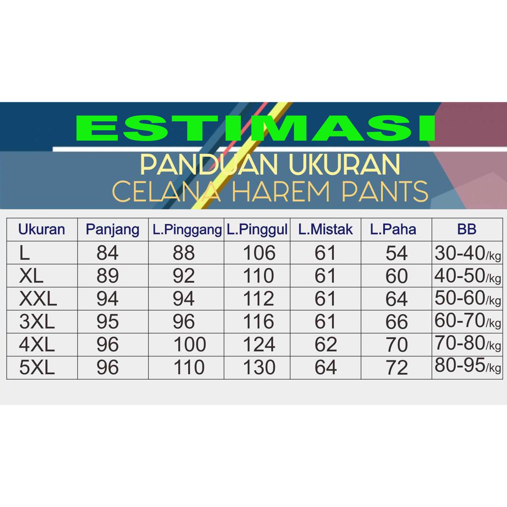 (UKURAN STANDART) BAGGY PANTS PREMIUM / CELANA KERJA CASUAL / HAREM PANTS