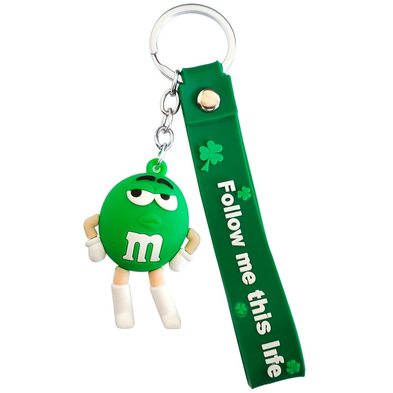 Gantungan Kunci Bentuk Boneka Kacang Cokelat Lucu Untuk Aksesoris Tas