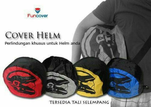 Cover Helmet, Tas Helm Anti Hujan FUNCOVER