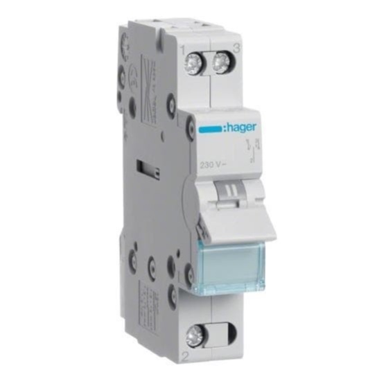 Hager COS MCB CHANGE OVER SWITCH 1P 32A SFT132