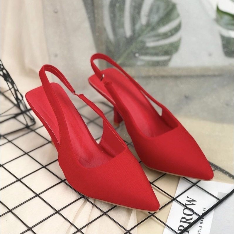 heels H82 sendal wanita import realpict