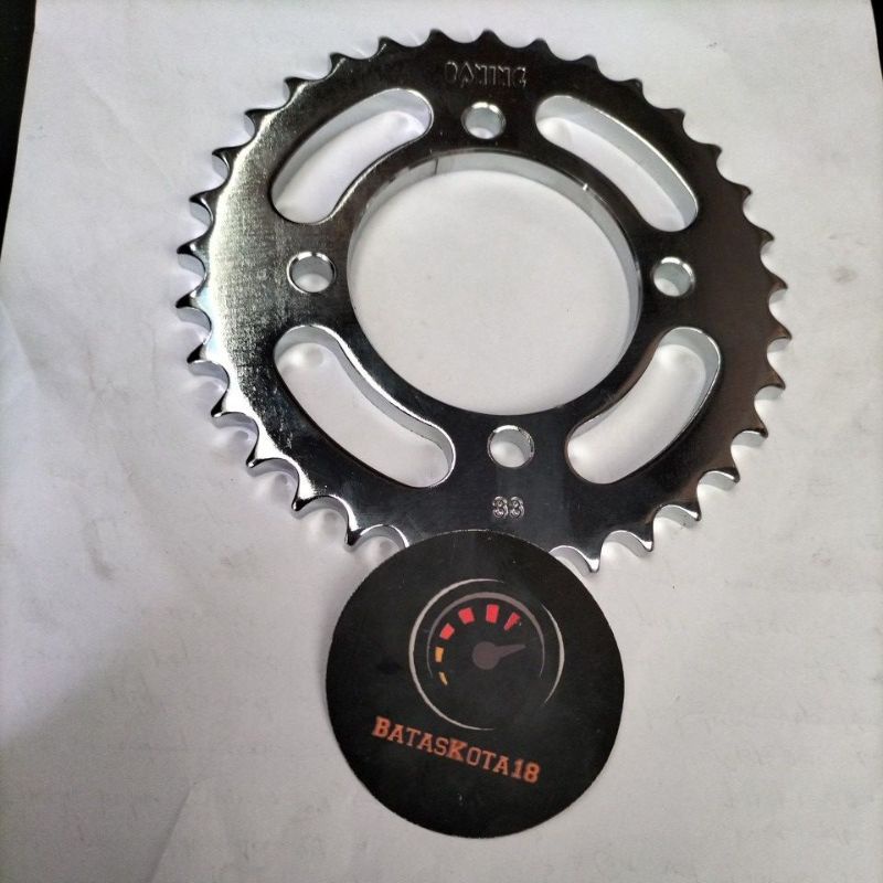 Gear Gir Belakang crome 33T rxs rxz rx king fizr forcei Vega cripton Jupiter z sigma Alfa baning