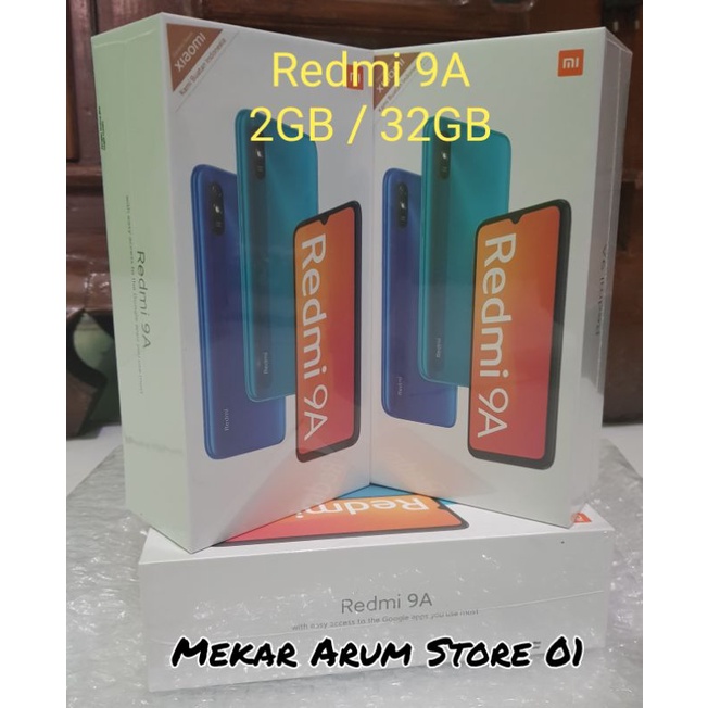 Xiomi Redmi 9A (Ram 2/ 32 GB) Garansi Resmi Pabrik XIOMI INDONESIA