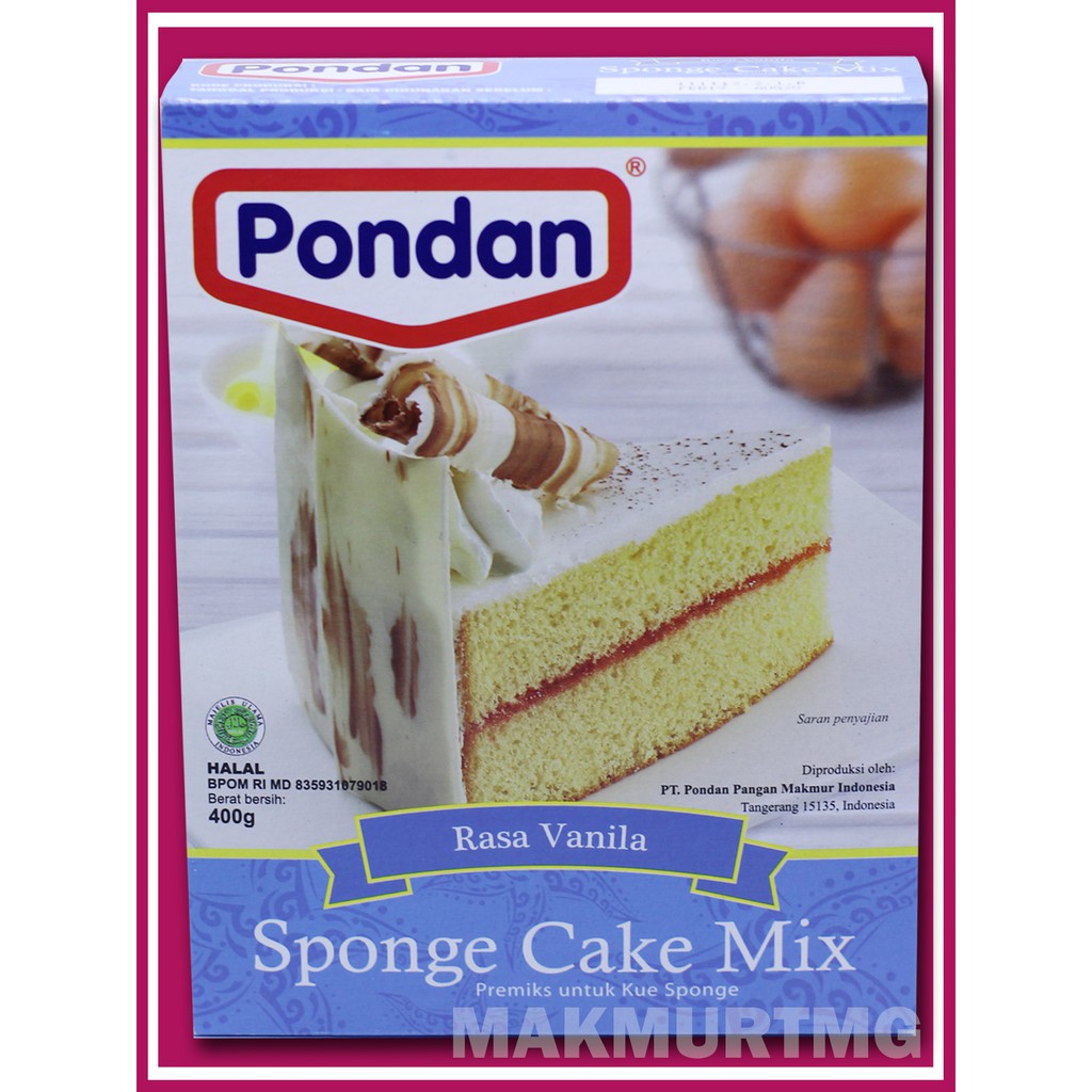 

PONDAN SPONGE CAKE MIX VANILA 400gr