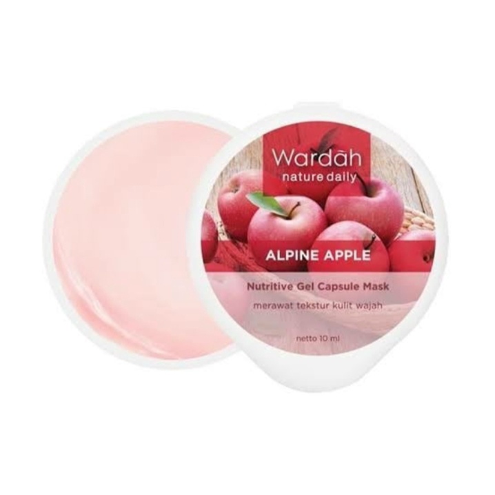 Wardah Nature Daily Alpine Apple Nutritive Gel Capsule Mask