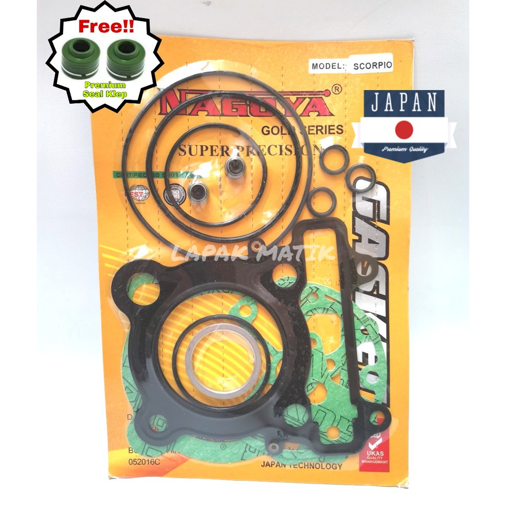 Paking Gasket TOP SET SCORPIO Nagoya Gold perpak packing