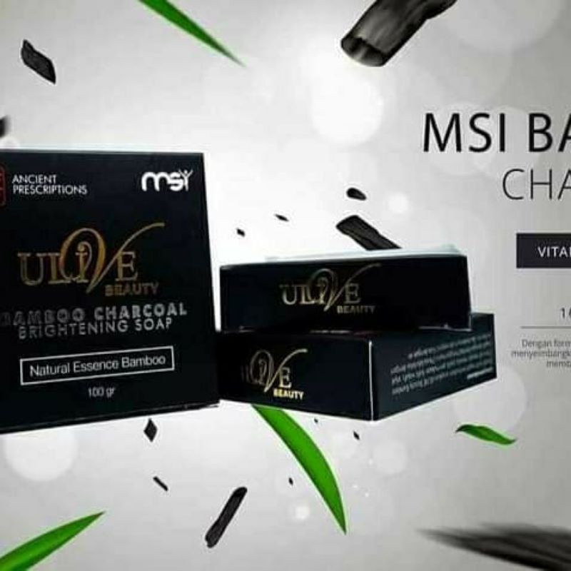 1pcs SABUN BAMBOO CHARCOAL MSI MURAH DAN ORIGINAL PBOM DUNIA